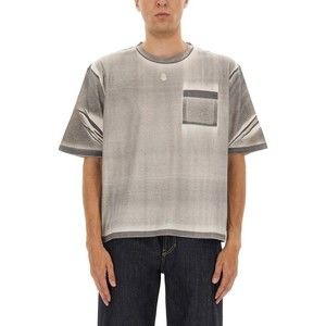 Alexander Mcqueen Cropped T-Shirt With Unique Graphic Design - NWT